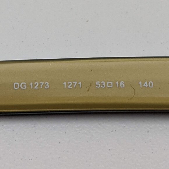 🕶️Dolce&Gabbana DG1273 1271 Eyeglasses 53/16 140 /KAC360🕶️​ - Picture 3 of 6